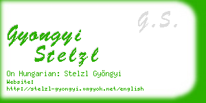 gyongyi stelzl business card
